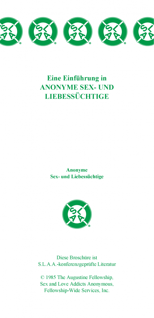 Eine Einführung in Anonyme Sex- und Liebessüchtige