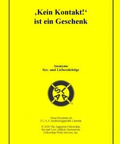 "Kein Kontakt!" ist ein Geschenk